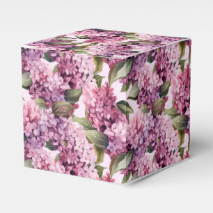 Lilacs Print Party Leckerei Box Geschenkschachtel