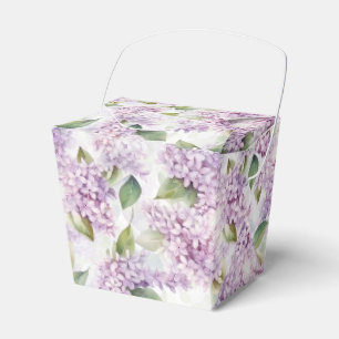 Lilacs Print Party Leckerei Box Geschenkschachtel