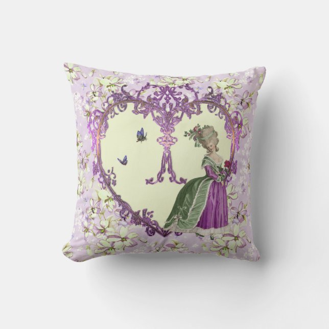 Lilas de coussin de carreau de Marie Antoinette (Recto)