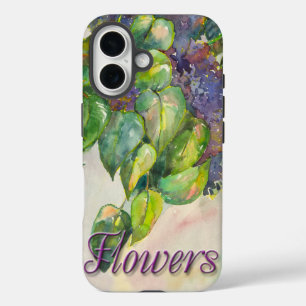 lilas fleurs iPhone / coque ipad