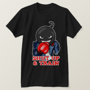 LilBomb Shut Up und Zug T Shirt Black