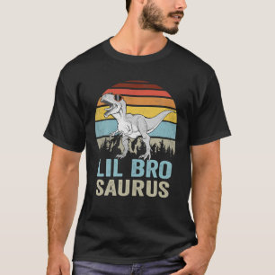 Lilbrosaurus T Rex Dinosaur Lil Bro Saurus Family T-Shirt