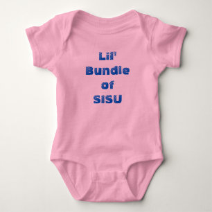 Lil'Bundle of SISU Baby One-Piece (Pink) Strampler