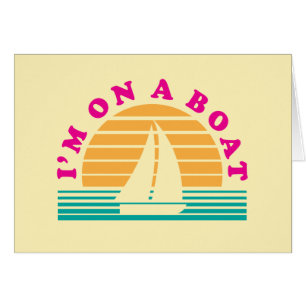 L'île isolée sur un bateau