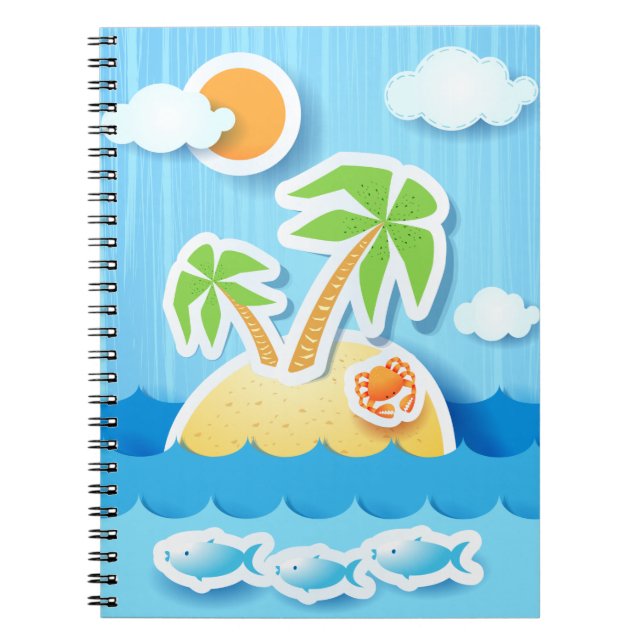 L'île tropicale, carnet (Devant)