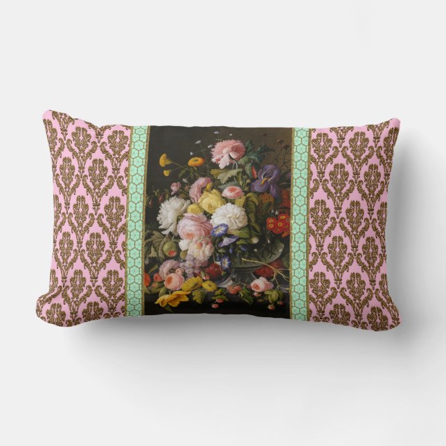Lilflormth Floral Lumbar Lendenkissen (Vorderseite)