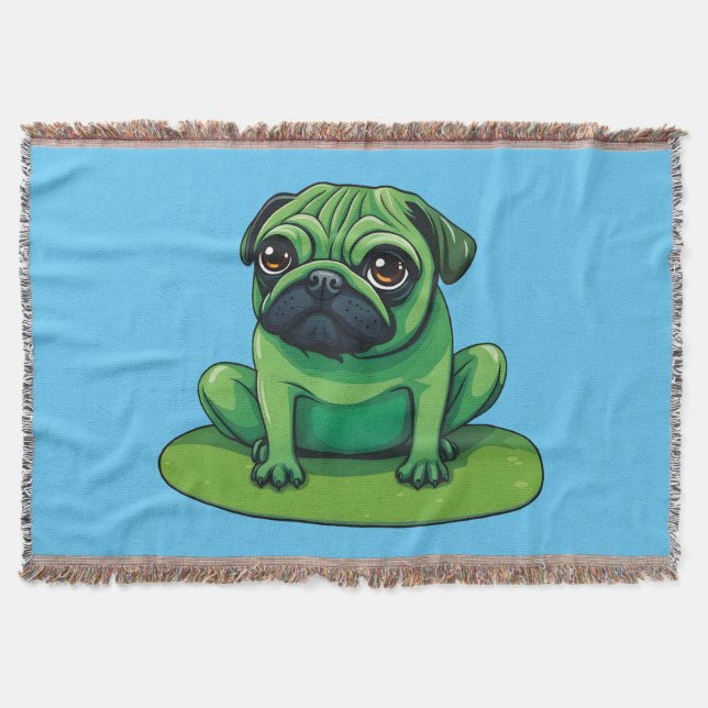 Lili Mops Decke (Vorderseite)