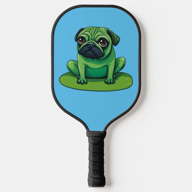 Lili Mops Pickleball Schläger (Vorderseite)