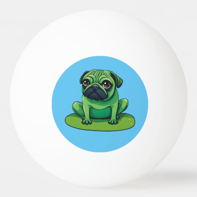 Lili Mops Tischtennisball (Vorderseite)