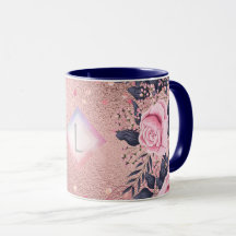 Lilibet Monogram Rosegold Floral fit for Princess