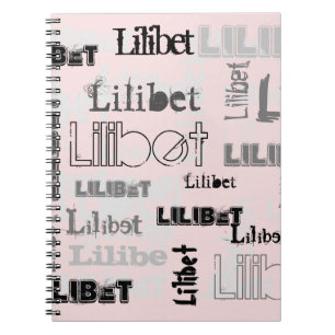 Lilibet namened Gifts - Dusty Pink Urban Chic Notizblock