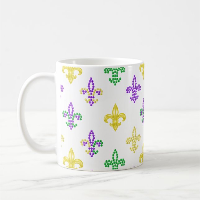 Lilie Beads - Tasse des weißen Kaffees (Links)