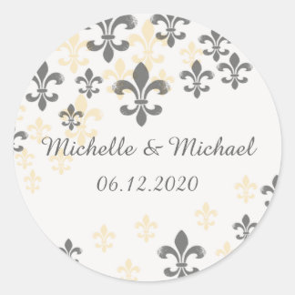 Lilie Cascade Round Stickers