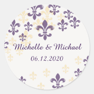 Lilie Cascade Round Stickers