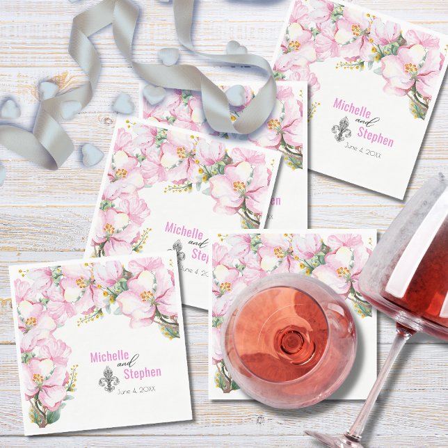 Lilie / Cherry Blossom Paper Napkins Serviette (Von Creator hochgeladen)