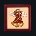 Lilie Christlich Engel Erinnerungskiste<br><div class="desc">Lilie Angel Jewelry Box, Angel T - Shirt und Angel Geschenke von ArtMuvz Illustration. Romantische Lilie Angel T - Shirt für Mama, Vater, Kinder, Baby. Christlicher Engel Geburtstag und Weihnachtsgeschenke, Tote Tasche, Tasse, Hut. Engel-Geschenke sind eine nachdenkliche und sinnvolle Art, jemandem zu zeigen, den Sie interessieren. Egal, ob Sie ein...</div>
