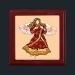 Lilie Christlich Engel Erinnerungskiste<br><div class="desc">Lilie Angel Jewelry Box, Angel T - Shirt und Angel Geschenke von ArtMuvz Illustration. Romantische Lilie Angel T - Shirt für Mama, Vater, Kinder, Baby. Christlicher Engel Geburtstag und Weihnachtsgeschenke, Tote Tasche, Tasse, Hut. Engel-Geschenke sind eine nachdenkliche und sinnvolle Art, jemandem zu zeigen, den Sie interessieren. Egal, ob Sie ein...</div>