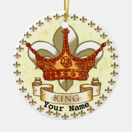 Lilie Crown King Vater Keramik Ornament