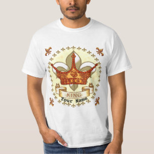 Lilie Crown King Vater T - Shirt