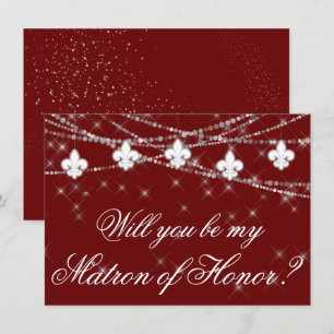 Lilie Dark Red Lights GEFRAGT TRAUZEUGIN