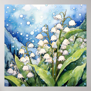 Lilie der Blume Poster