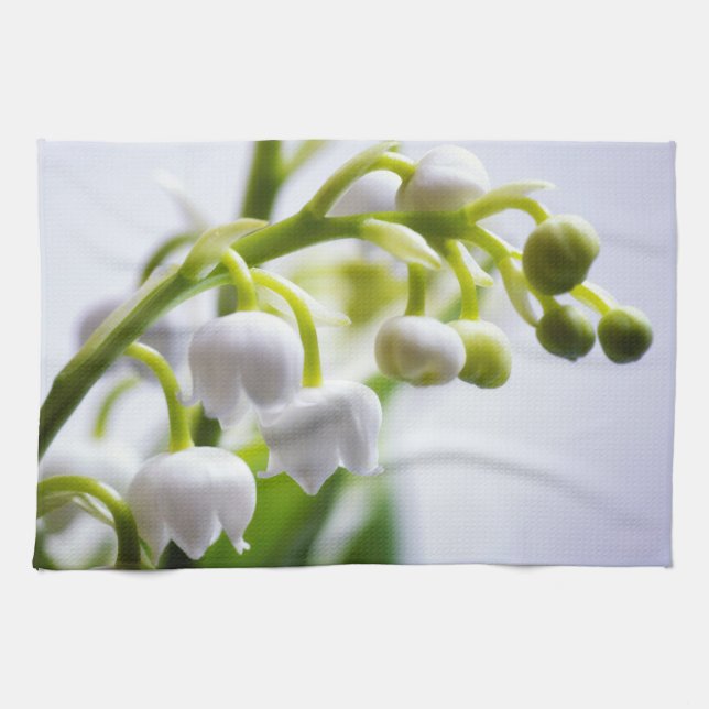 Lilie der Tal-Blumen Küchentuch (Horizontal)