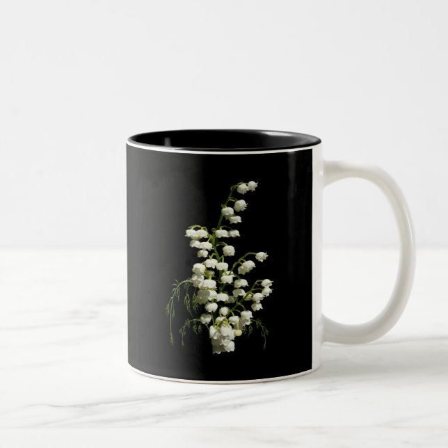 Lilie der Tal-Blumen Zweifarbige Tasse (Rechts)