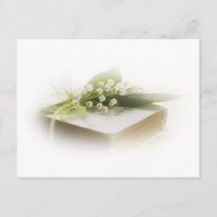 Lilie des Tales mit Bibel