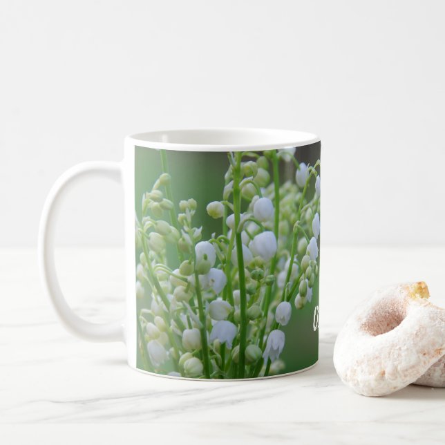 Lilie des Tales, Personalisierte Kaffeemaschine Ta Kaffeetasse (Mit Donut)