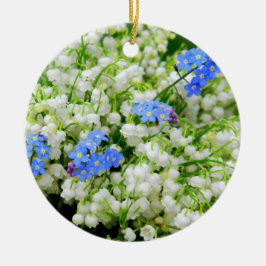 Lilie des Tals Keramik Ornament