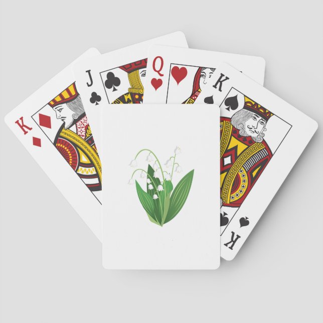 Lilie des Tals Spielkarten (Rückseite)