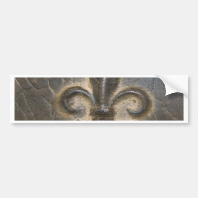 Lilie Design Autoaufkleber (Vorne)