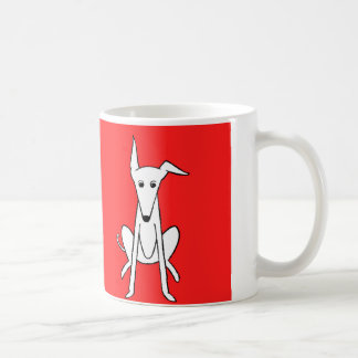 Lilie die Whippet Grafik-Tasse Kaffeetasse