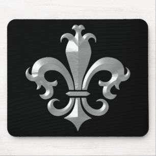 Lilie Extravagant Silver Bevel Saints Classic Mousepad