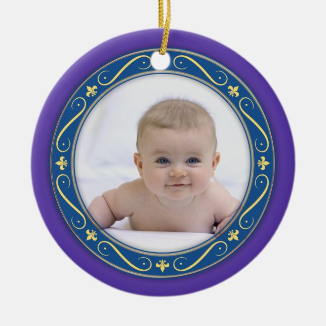 Lilie Foto Ornament (Vorne)