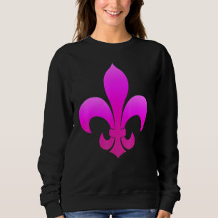 Lilie Glitzer Wirkung Mardi Gras 3 Sweatshirt