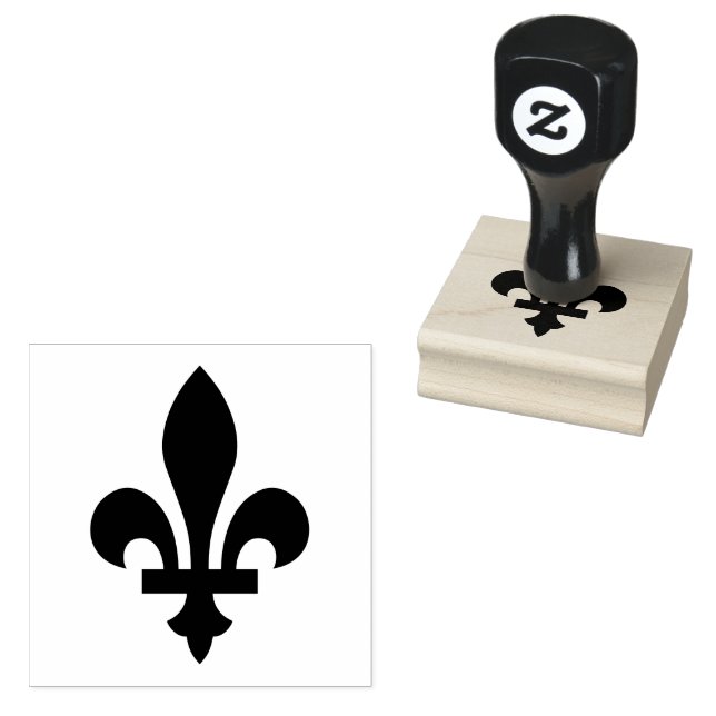 Lilie Gummistempel (Stempel)