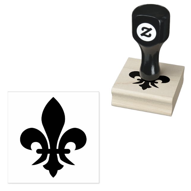 Lilie Gummistempel (Stempel)