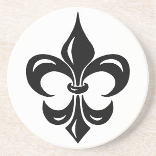 Lilie - im Schwarzen Sandstein Untersetzer