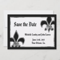 Lilie in Schwarzweiß-Chrome Save the Date