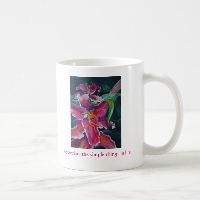 Lilie… Kaffeetasse (Rechts)
