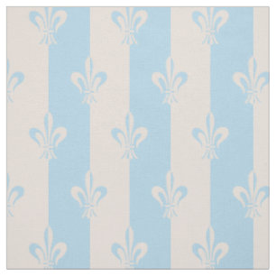Lilie Light Blue & Pink Champagne Stoff