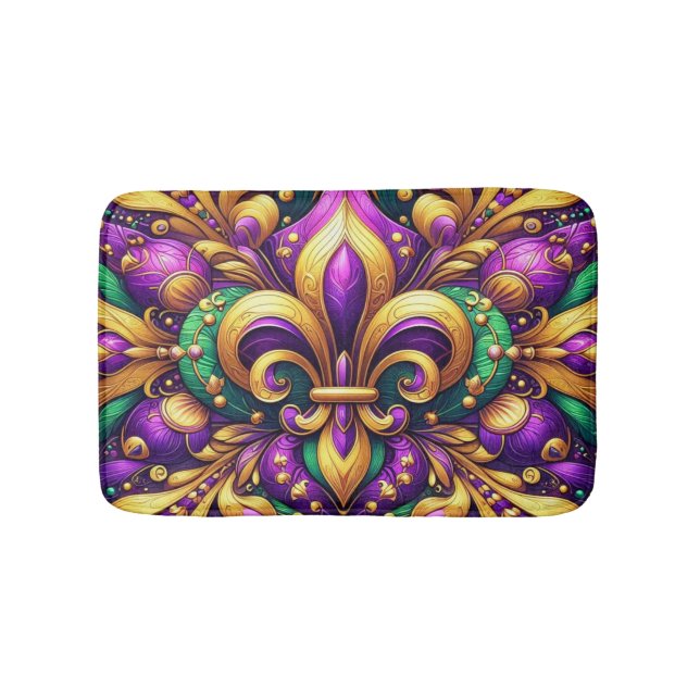 Lilie Mardi gras Badematte (Vorderseite)