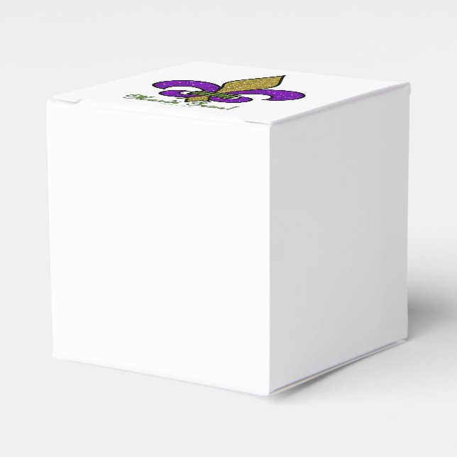 Lilie Mardi Gras Geschenkschachtel (Vorderseite)