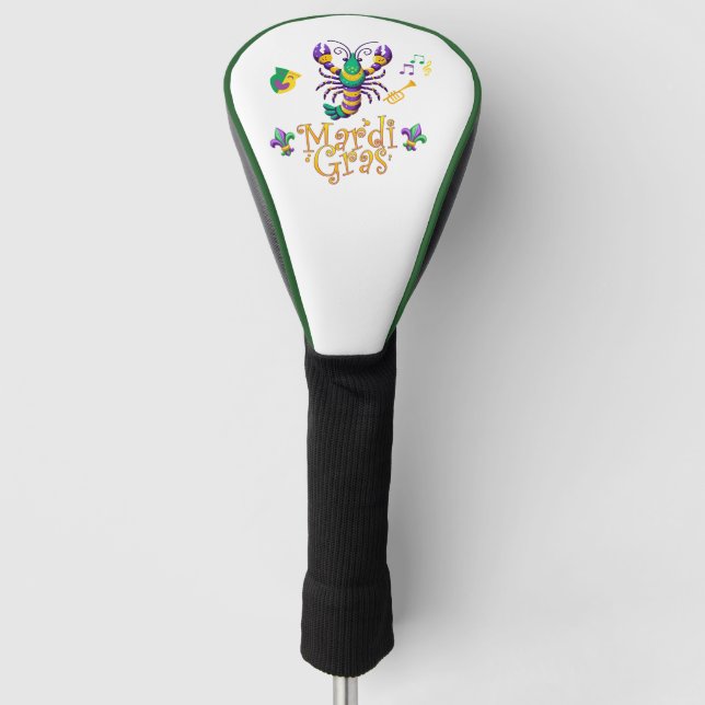 Lilie Mardi Gras Golf Headcover (Vorderseite)