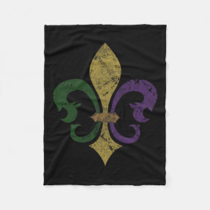 Lilie Mardi Gras New Orleans Women Yo Fleecedecke