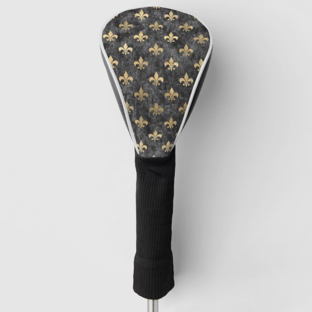 Lilie Mardi Gras Orleans Golf Headcover (Vorderseite)