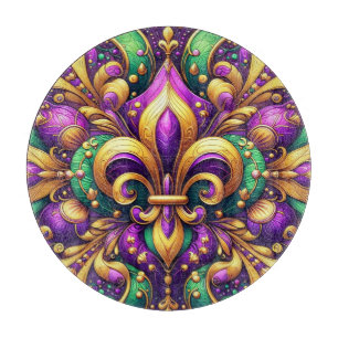 Lilie Mardi gras Schneidebrett