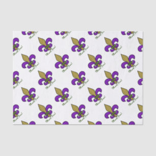 Lilie Mardi Gras Seidenpapier
