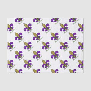 Lilie Mardi Gras Seidenpapier